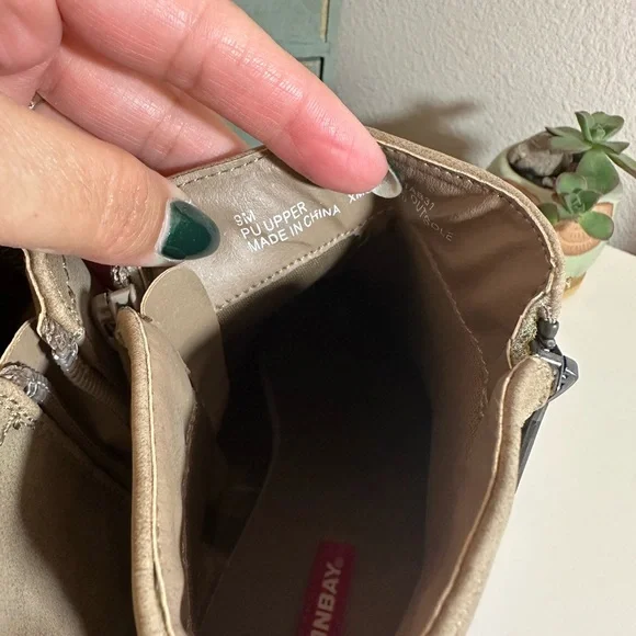 UNIONBAY Women's Tan Ankle Booties - Picture 5 of 5